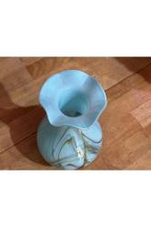 19 cm boyunda İtalyan Murano vazo