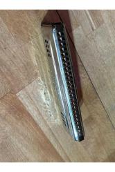 m. hohner echo harp alman mızıka kutusunda - çalışır durumda - 17 cm uzunluğunda