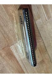 m. hohner echo harp alman mızıka kutusunda - çalışır durumda - 17 cm uzunluğunda