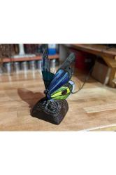 kelebek formunda tifany lamba abajur gece lambası - 24 cm 16 cm 12 cm ölçülerinde