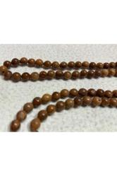 andız ağacı 99 luk tesbih  - taneler 8 mm çapında uzunluk 51 cm