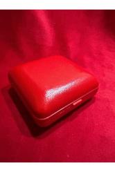 1950 ler alman peter kırmızı seyahat masa saati - sıfır gibi saklanmış - sorunsuz çalışır durumda