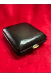 1950 ler alman junghans siyah seyahat masa saati - sıfır gibi saklanmış - sorunsuz çalışır durumda