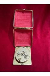 1950 ler alman junghans bordo seyahat masa saati - sıfır gibi saklanmış - sorunsuz çalışır durumda