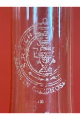 antika Fransız  zin (kurşun) gaz lambası 29 cm boyunda