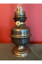 antika Fransız pirinç gaz lambası 43 cm boyunda
