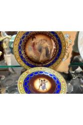 1920 - 1940 viyana damgalı royal epiag 4 kişilik çay kahve takımı - 16 parça