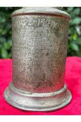 Fransız pirinç antika gaz lambası 26 cm boyunda