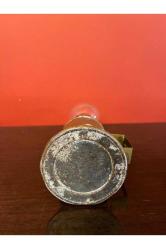 Fransız pirinç gaz lambası 24 cm boyunda