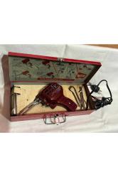 çantasında amerikan wen marka havya ve uçları - kutu ölçüsü 30 cm 13 cm 5,5 cm - çalışır durumda