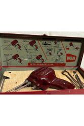 çantasında amerikan wen marka havya ve uçları - kutu ölçüsü 30 cm 13 cm 5,5 cm - çalışır durumda