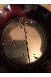 antika Fransız 1900 ler başı bronz detaylı porselen duvar saati Zincir hariç saatin ölçüler 38 x 26