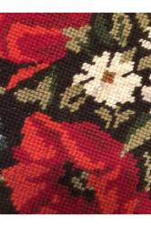 Ahşap çerçeveli Goblen tablo 55 cm 47 cm ölçülerinde