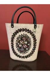 Kfl dokuma büyük boy çanta kulplar hariç 30 cm boyunda 32 cm eninde