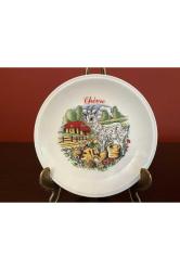 Fransız porselen peynir tabakları 16 cm çapında