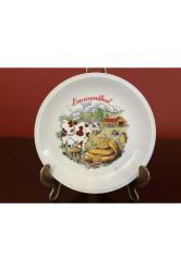 Fransız porselen peynir tabakları 16 cm çapında