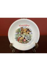 Fransız porselen peynir tabakları 16 cm çapında