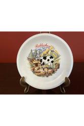 Fransız porselen peynir tabakları 16 cm çapında