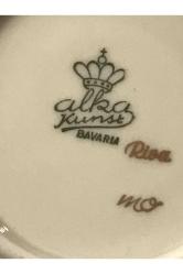 Alka kunst porselen servis tabagı 30 cm çapında