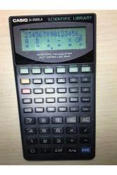 Casio hesap makinası çalışır durumda