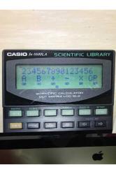 Casio hesap makinası çalışır durumda