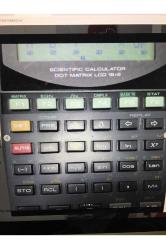 Casio hesap makinası çalışır durumda