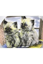 alman kaiser kedi resimli duvar tabağı 20 cm çapında