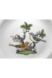 porland el boyama porselen servis tabağı 31 cm çapında