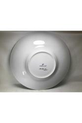 porland el boyama porselen servis tabağı 31 cm çapında