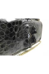 Timsah derisi çanta 23 cm 12 cm 9 cm ölçülerinde