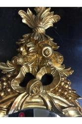 İtalyan ahşap el Oyması duvar aynaları 60 cm uzunluğunda