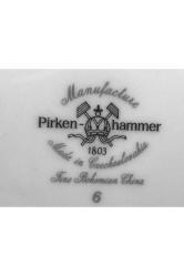 Pirken Hammer Çekoslovak Ajurlu Ve Gofreli Porselen Tabak 24 Cm Çapında