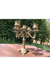 18,5 Cm Yüksekliğinde Pirinç Şamdan