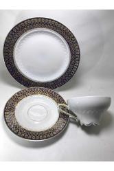 Echt Kobalt Trio - Çay Kahve Takımı