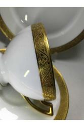 Altın Şeritli Trio - Çay Kahve Takımı