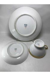 Altın Şeritli Trio - Çay Kahve Takımı