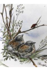 Alman Kaiser Duvar Tabağı 19,8 Cm Çapında