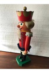 37 Cm Boyunda Ahşap Avrupa El Boyama Fındıkkıran