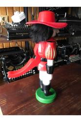 43 Cm Boyunda Avrupa Ahşap El Boyama Fındıkkıran