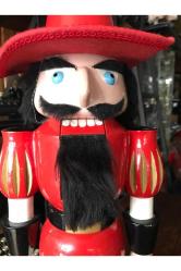 43 Cm Boyunda Avrupa Ahşap El Boyama Fındıkkıran