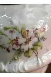 40 Cm Boyunda Fransız Gofreli Porselen Gaz Lambası