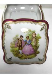 10,5 Cm X 10,5 Cm Ölçülerinde Fransız Limoges Bonboniyer