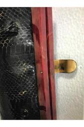 Yılan Derisi Ve Katalin Malzemeden Antika Çantası