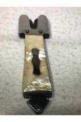 10 Cm Uzunluğunda Sedef Kaplamalı Cam Keseceği Ve Bıçak Bileme Aleti