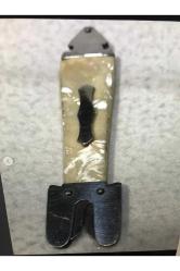 10 Cm Uzunluğunda Sedef Kaplamalı Cam Keseceği Ve Bıçak Bileme Aleti