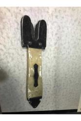 10 Cm Uzunluğunda Sedef Kaplamalı Cam Keseceği Ve Bıçak Bileme Aleti