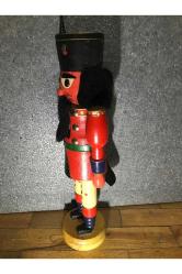 39 Cm Yüksekliğinde Avrupa Ahşap El Boyaması Fındık Kıran