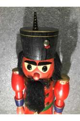 39 Cm Yüksekliğinde Avrupa Ahşap El Boyaması Fındık Kıran