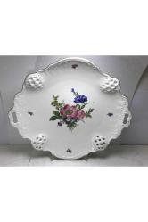 Rosenthal Classic Rose Ajurlu Ve Gofreli Büyük Boy Tabak 30 Cm 28 Cm 4,5 Cm Ölçülerinde