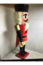 32,5 Cm Boyunda Ahşap El Boyaması Avrupa Fındıkkıran